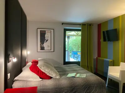 Un ou plusieurs lits dans un hébergement de l'établissement La Villa des Forges