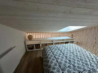 Un ou plusieurs lits dans un hébergement de l'établissement La Dune, proche rue piétonne et plage
