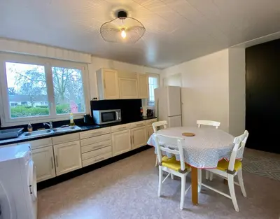Cuisine ou kitchenette dans l'établissement La grande Boissière