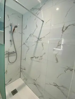 Salle de bains dans l'établissement La grande Boissière