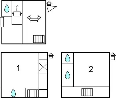 Plan de l'établissement Holiday Home Chenille-Change I-919