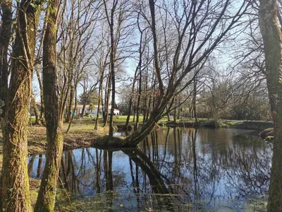 Paysage naturel près de la maison de vacances