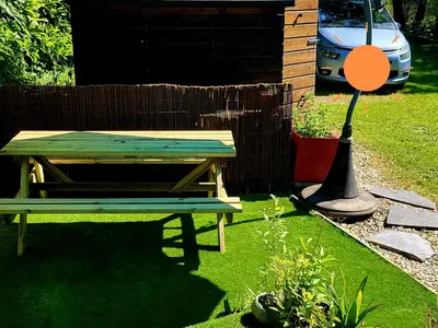 Jardin de l'établissement Chez Nirina proche Puys DuFou