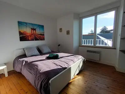 Un ou plusieurs lits dans un hébergement de l'établissement citybreak des balcons d'Ancenis