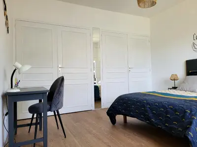 Un ou plusieurs lits dans un hébergement de l'établissement Bienvenue chez Sylvie