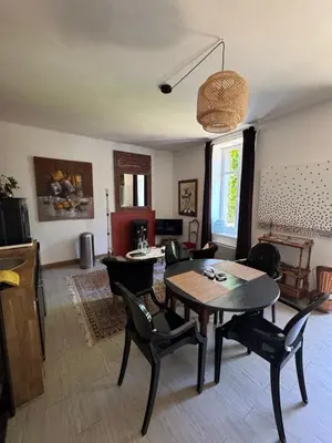 Cuisine ou kitchenette dans l'établissement Cottage-Saint Laurent sur Sèvre