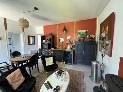 Cuisine ou kitchenette dans l'établissement Cottage-Saint Laurent sur Sèvre