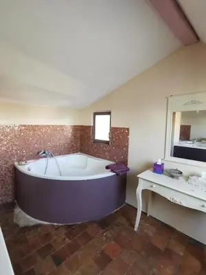 Salle de bains dans l'établissement Chambre d'hôtes EPI
