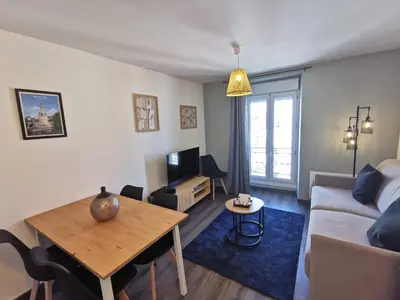 Coin salon dans l'établissement Cosy et central - Le Berlingot nantais
