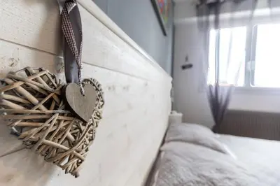 Un ou plusieurs lits dans un hébergement de l'établissement Le Valentin - Appt proche des plages