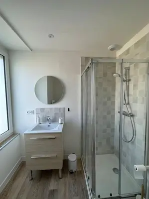 Salle de bains dans l'établissement *CASA Ushuaia*