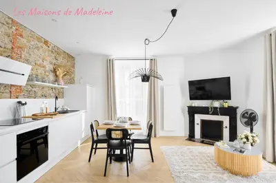 Cuisine ou kitchenette dans l'établissement Cocoon & Erdre - 200m des bords de l'Erdre