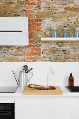 Cuisine ou kitchenette dans l'établissement Cocoon & Erdre - 200m des bords de l'Erdre
