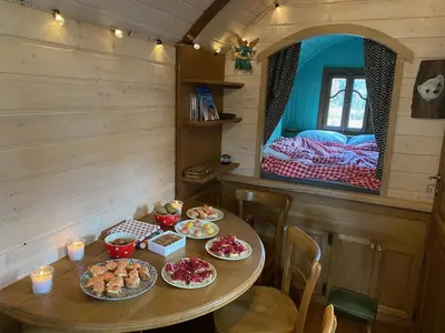 Nourriture dans la maison de vacances ou à proximité