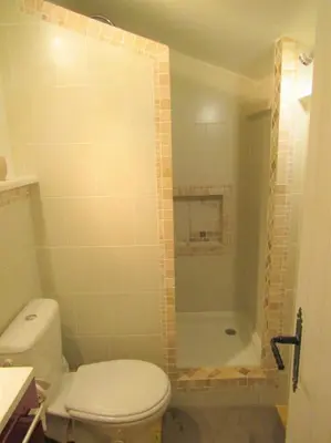 Salle de bains dans l'établissement Cerisier