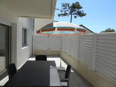 Balcon ou terrasse dans l'établissement Les Genêts