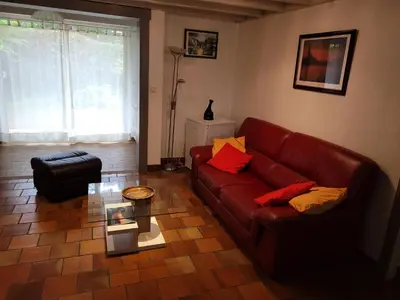 Coin salon dans l'établissement La Capeline