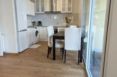 Cuisine ou kitchenette dans l'établissement SUSAN BROWNELL Machine de l'ile - 3CH - Balcon