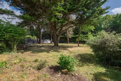 Jardin de l'établissement Longère familiale proche mer et golf