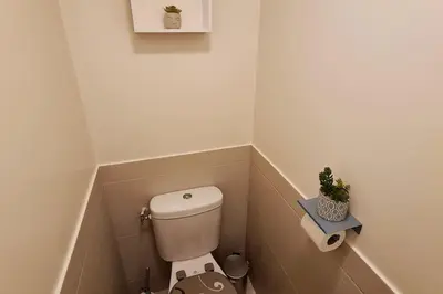 Salle de bains dans l'établissement Le Nid des Epesses
