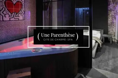 Plan de l'établissement Une Parenthèse, gîte de charme et spa.