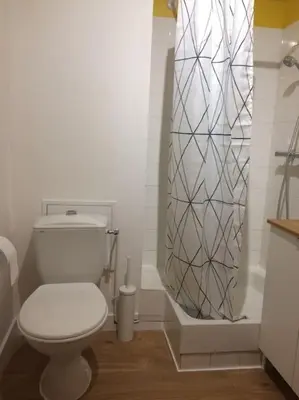 Salle de bains dans l'établissement Nantes gare , Studio proche Cathédrale / IUT