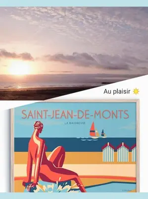 Plan de l'établissement Un petit nid douillet en front mer et vue St Jean