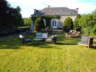 Jardin de l'établissement Le Domaine Du Cormier