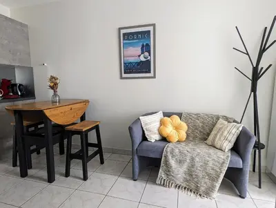 Coin salon dans l'établissement Pied-à-terre proche du centre et commodités