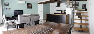 Coin salon dans l'établissement Duplex la galerie