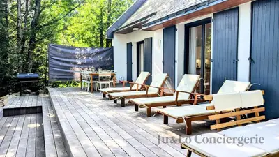 Plan de l'établissement Villa Nature Salle de Sport Jacuzzi