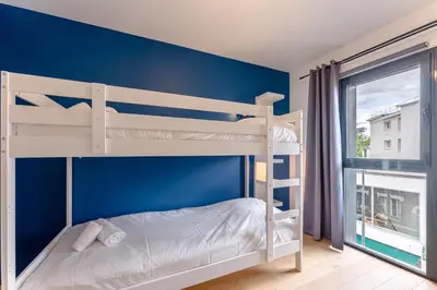 Un ou plusieurs lits dans un hébergement de l'établissement Le Sully - Joli duplex centre de Nantes