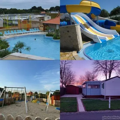 Piscine de l'établissement mobil home camping *** les ollivaud ou située à proximité
