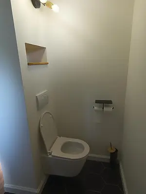 Salle de bains dans l'établissement Le petit duplex des barres