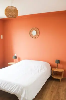 Un ou plusieurs lits dans un hébergement de l'établissement Gîte le Puy Pin, 4 personnes