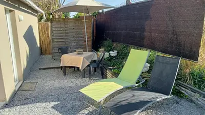 Plan de l'établissement Logement T2 avec terrasse idéal Loire à vélo
