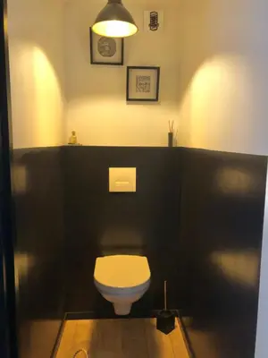 Salle de bains dans l'établissement Hygge Loft Nantes Gare TGV jardin des plantes