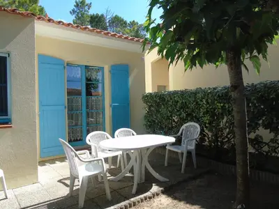 Terrasse ou espace extérieur de l'établissement Le Mas de Vertmarines