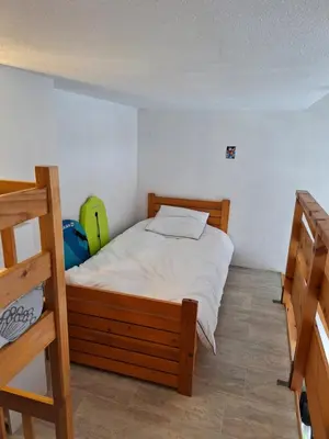 Un ou plusieurs lits dans un hébergement de l'établissement Appartement 2 pièces 33 m2 pour 4 personnes