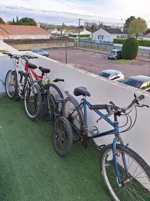 Vélo sur le terrain de l'établissement Appartement 2 pièces 33 m2 pour 4 personnes ou dans les environs