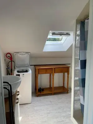 Cuisine ou kitchenette dans l'établissement Appartement domaine de Val Léose