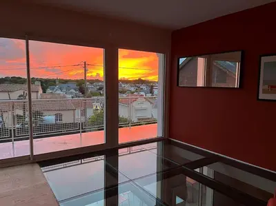 Lever ou coucher de soleil vu de la villa ou à proximité
