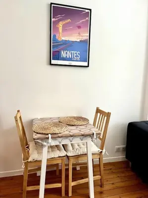 Plan de l'établissement Le Pilori 2pers, chambre séparée, Tv et Wifi