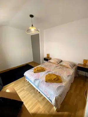 Un ou plusieurs lits dans un hébergement de l'établissement Maison Saint Florent Le Vieil