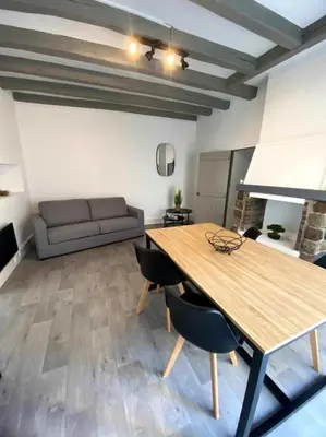 Coin salon dans l'établissement Maison Saint Florent Le Vieil