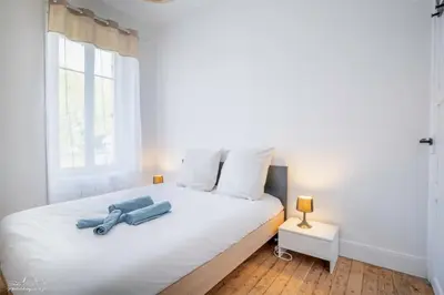 Un ou plusieurs lits dans un hébergement de l'établissement Escale à Nantes - Bord de Loire