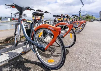 Vélo sur le terrain de l'établissement Escale à Nantes - Bord de Loire ou dans les environs