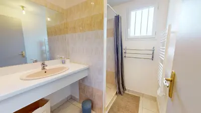 Salle de bains dans l'établissement La Violette Champetre