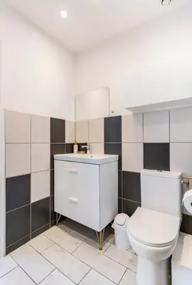 Salle de bains dans l'établissement Studio de la petite Escapade