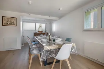 Plan de l'établissement Maison familiale à 400m de la mer pour 8, Pornic